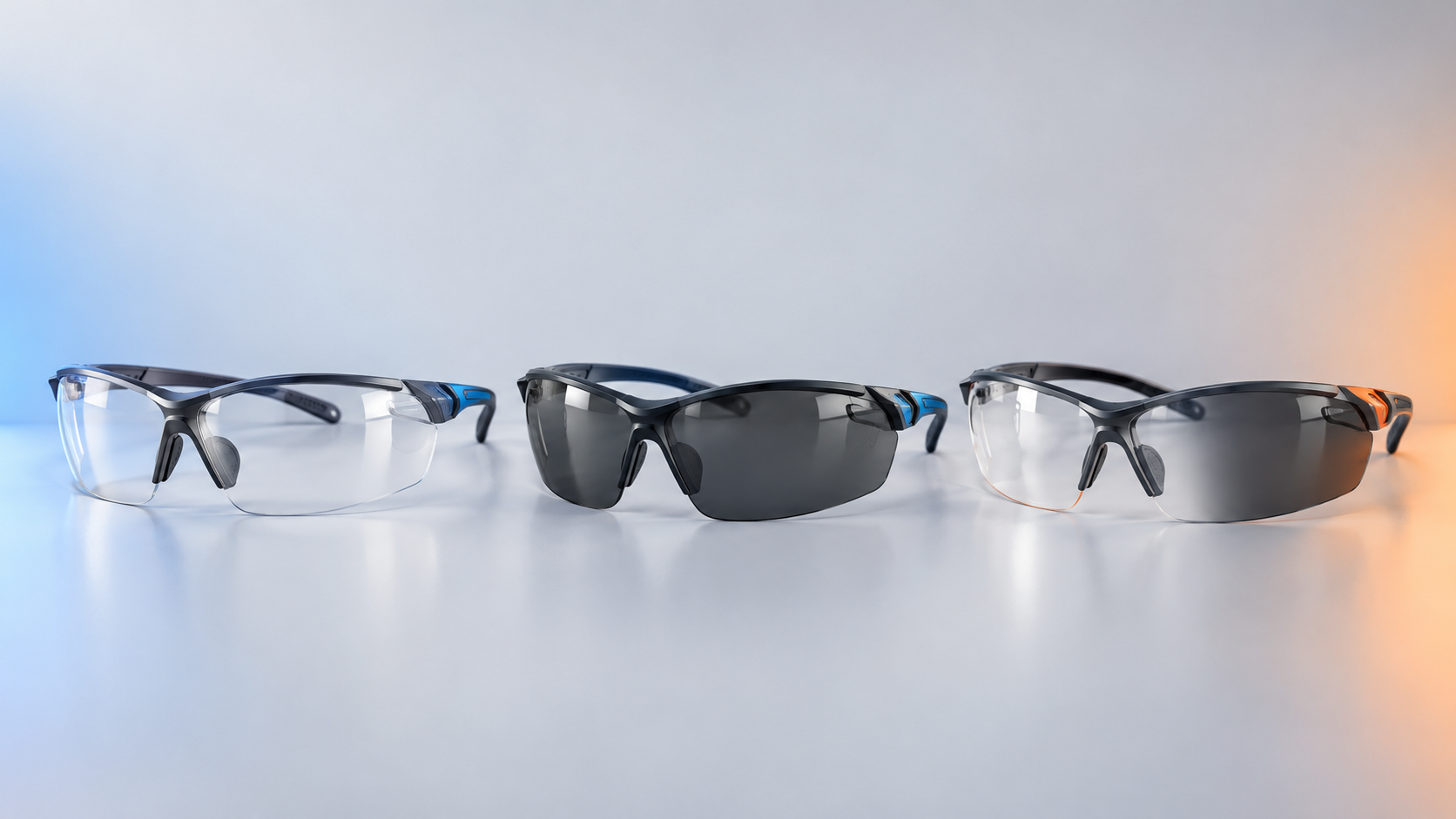 Clear vs. Tinted vs. Photochromic Safety Glasses