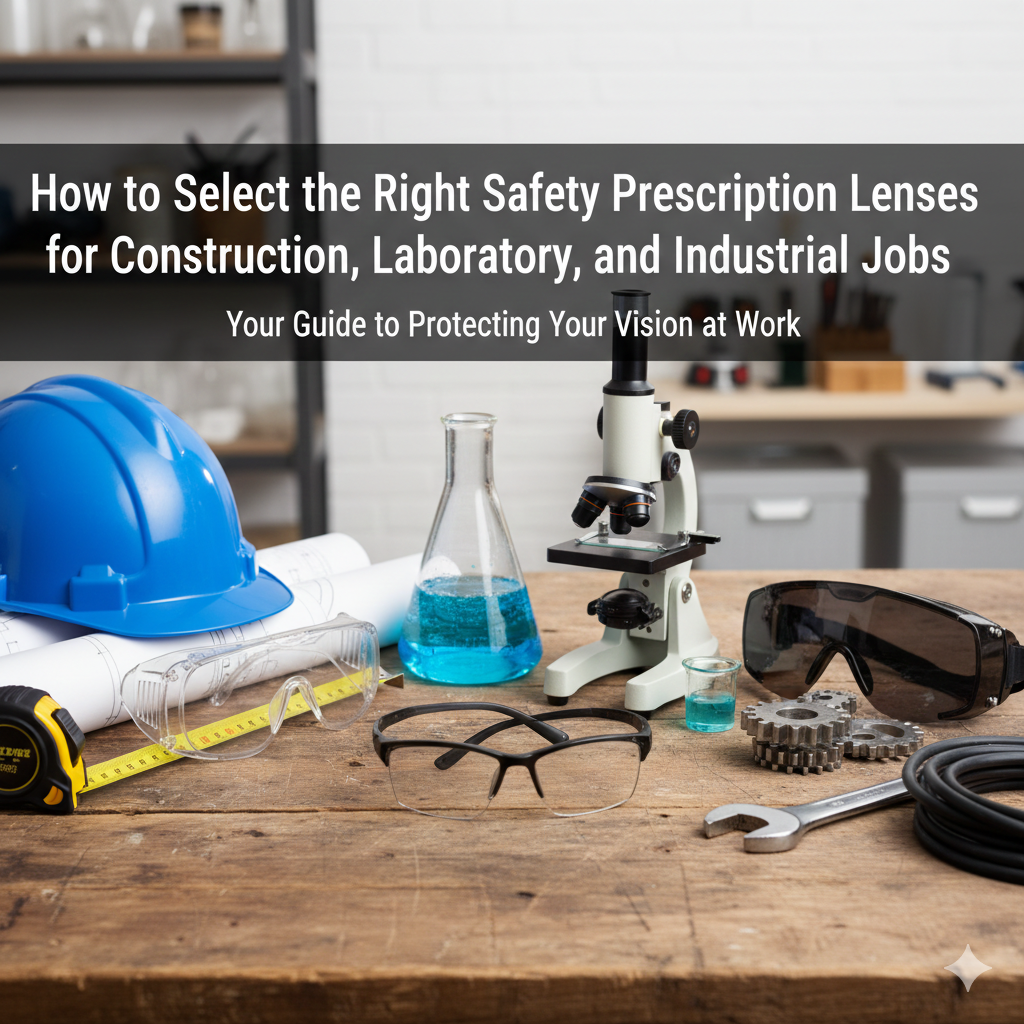 How to Select the Right Safety Prescription Lenses for Construction, Laboratory, and Industrial Jobs