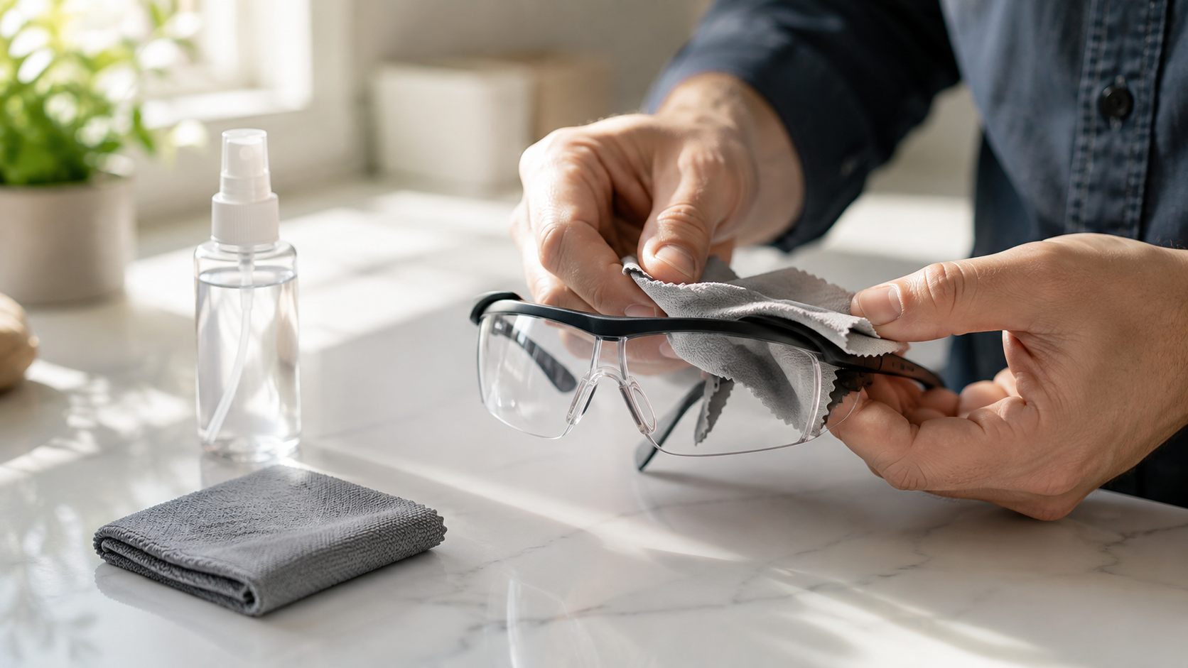 How to Clean Safety Glasses Without Scratching the Lenses