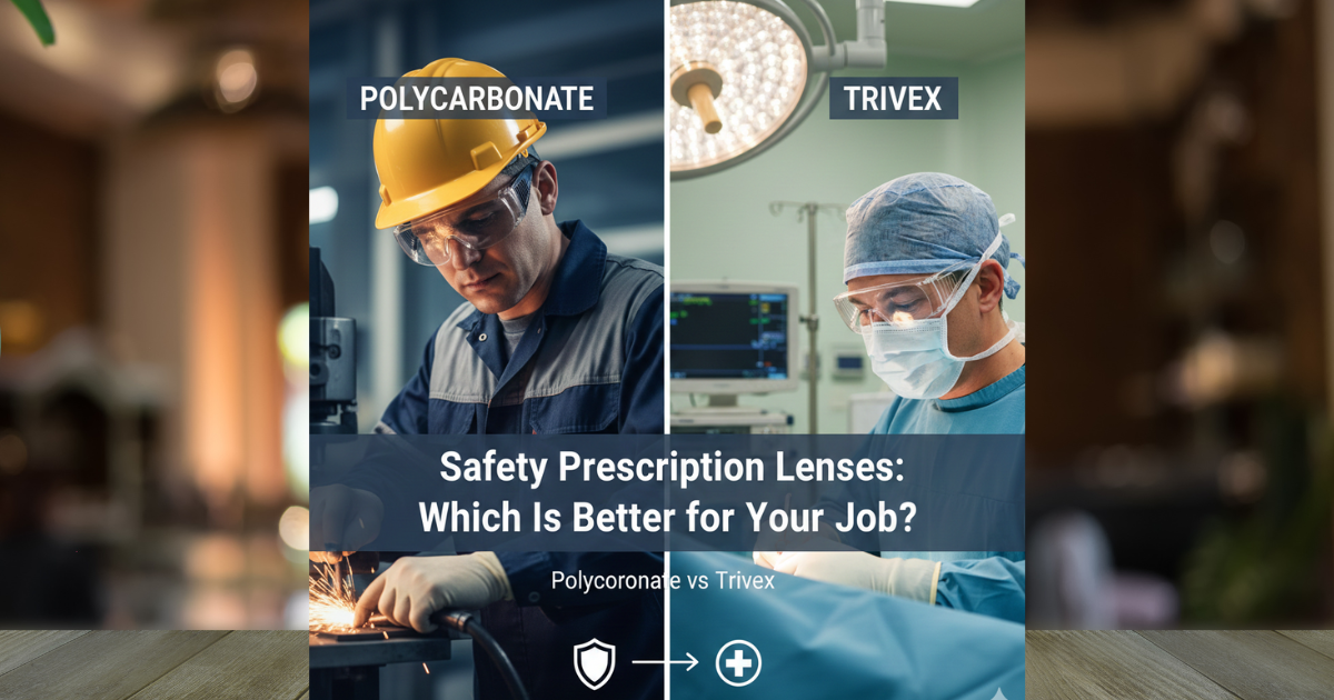 Polycarbonate vs Trivex Safety Prescription Lenses: Which Is Best for Your Job?