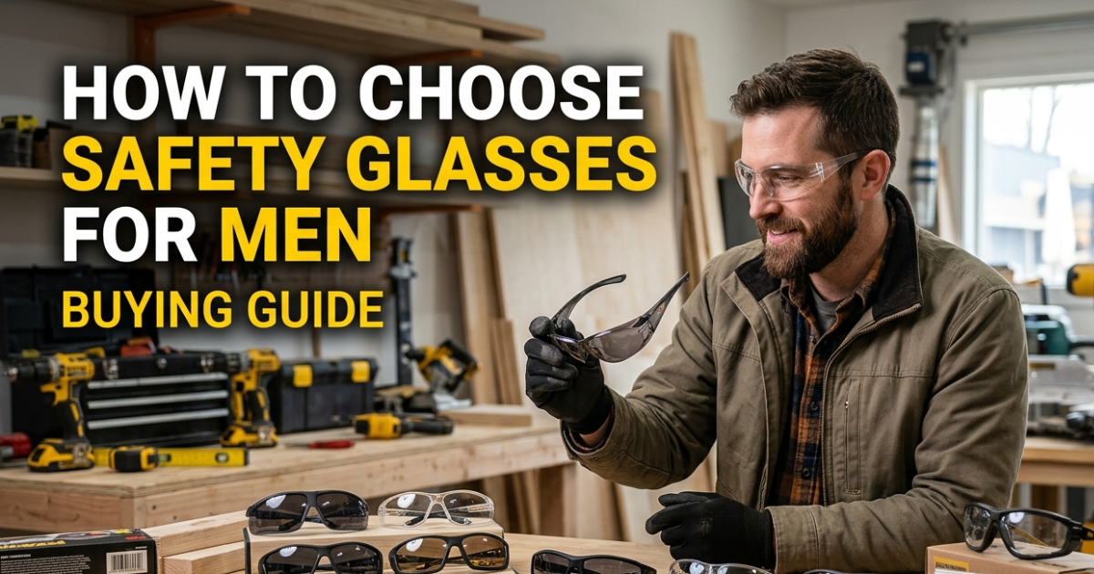 Safety Glasses for Men: What to Look for Before You Buy
