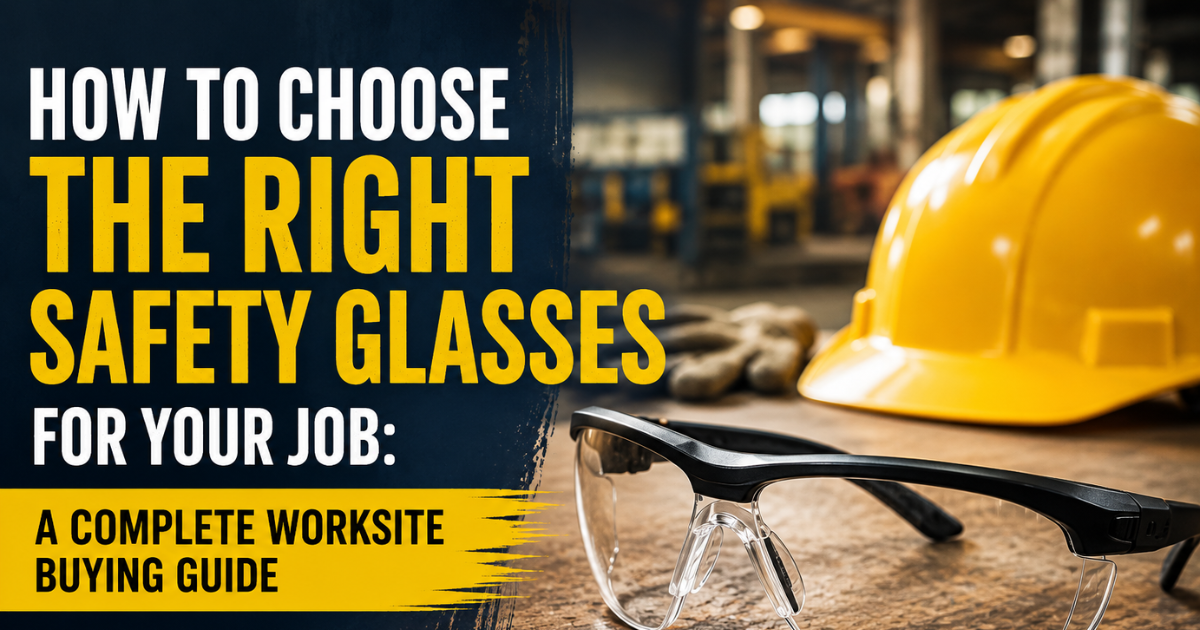 How to Choose the Right Safety Glasses for Your Job: A Complete Worksite Buying Guide