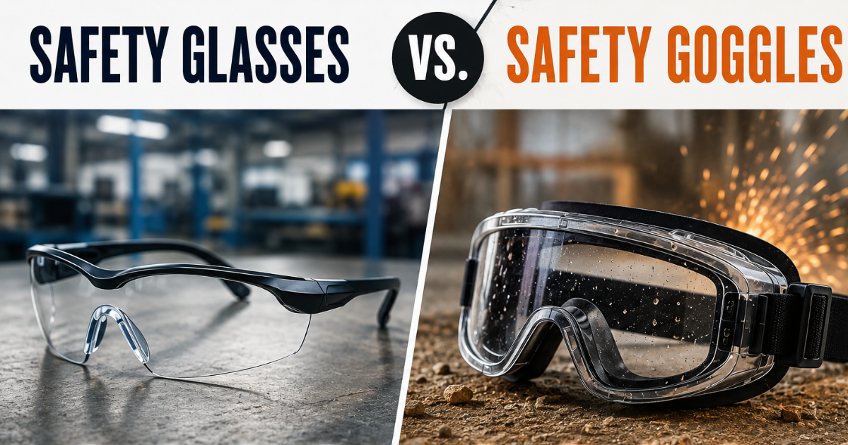 Safety Glasses vs. Safety Goggles: Which One Offers Better Eye Protection?