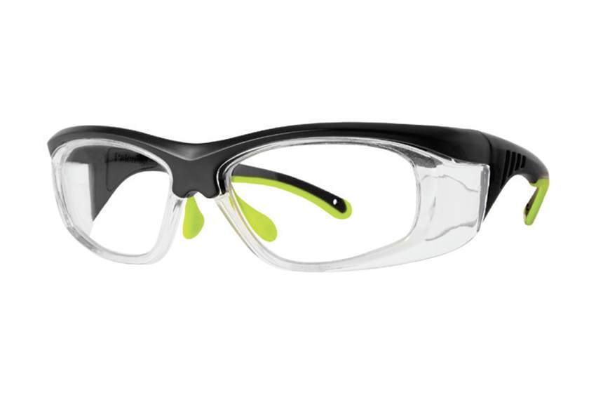 Pentax ZT200 Black Lime Green Pentax Safety Prescription Glasses