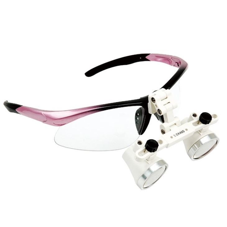 GL5 Galilean Dental Loupes - Black/Pink