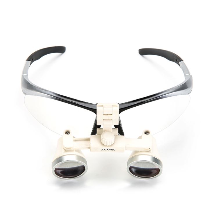 GL6 Dental Magnifier loupes - Silver/Black