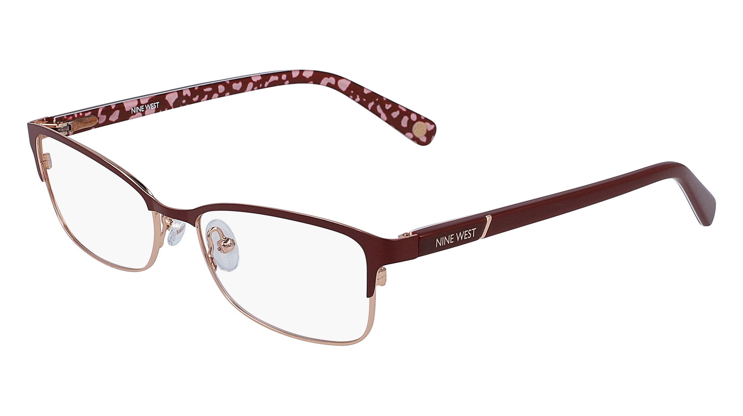 Nine West NW1087 650 Burgundy - Eyeglasses